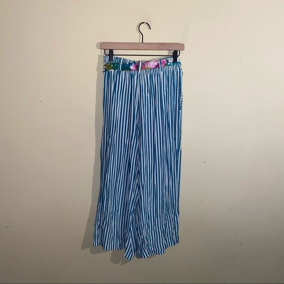 VNTG STUDIO IMAGE striped oversize pants S - Picture 2 of 6